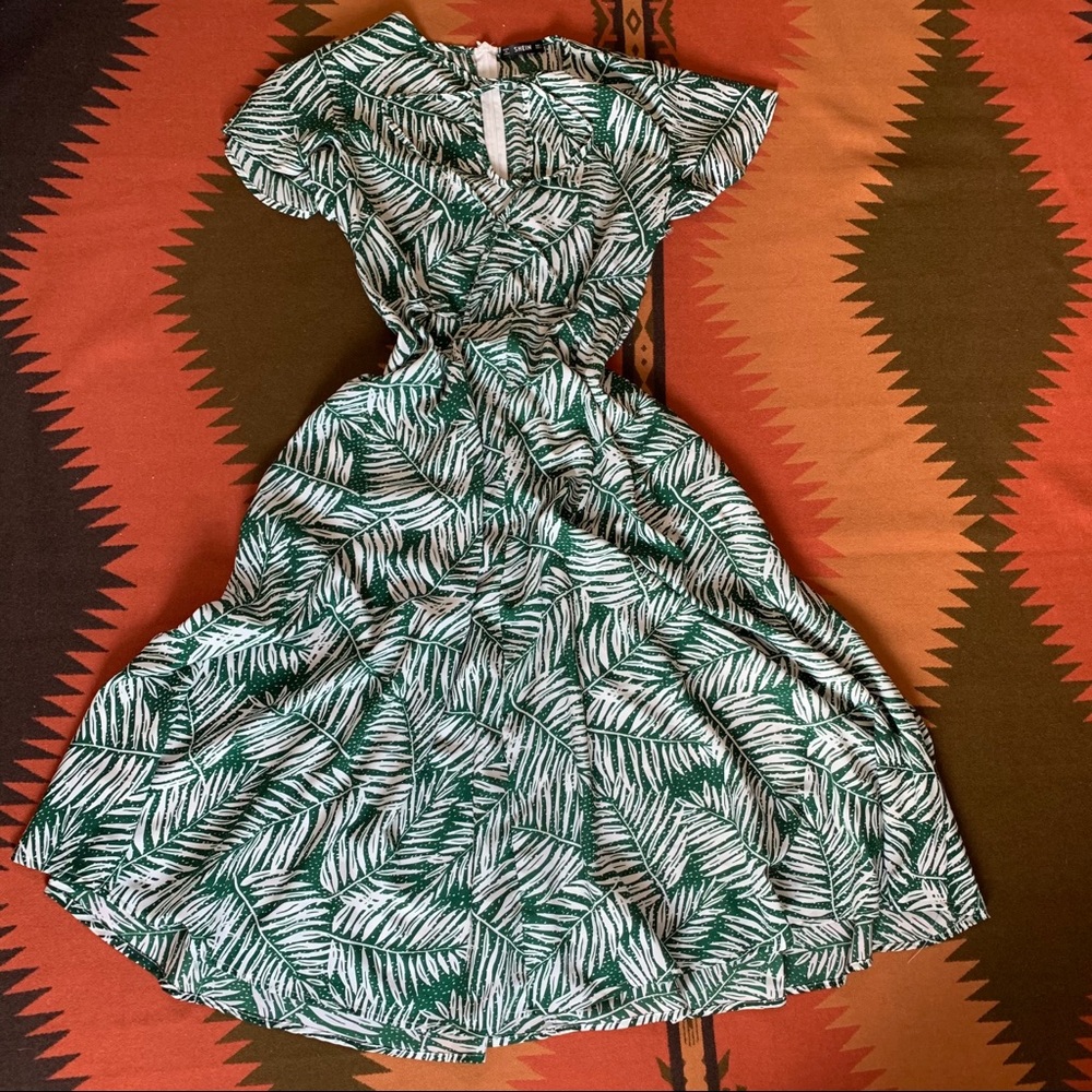 Tropical summer maxi dress